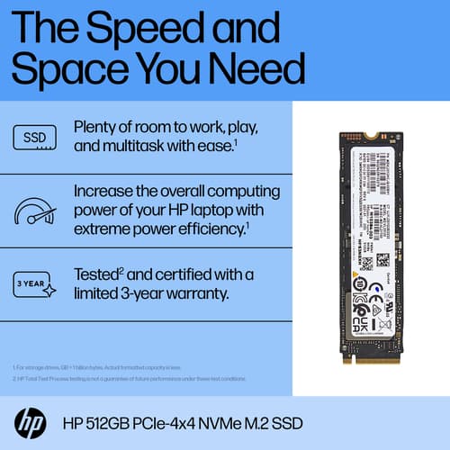 HP 512GB PCIE NVME SSD — view 3