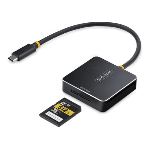 StarTech.com USB-C SD Express Card Reader, USB 10Gbps, Portable Memory Card Reader, USB Type-C to Secure Digital 7.1 Adapter, Works with Any Operating System — view 6