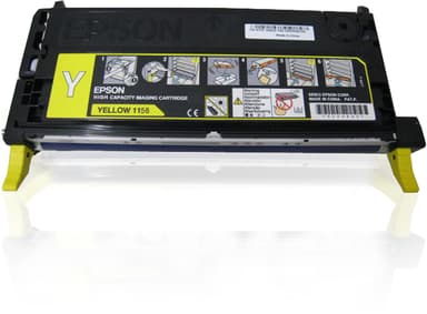 Epson Toner, Imaging cartridge, 1 x Yellow, High, S051158, 6,000 Pages