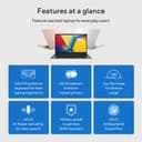 ASUS VivoBook 15 X1504VA-BQ3782W - 15.6" - Intel Core 7 - 150U - 16 GB RAM - 1 TB SSD thumbnail 17