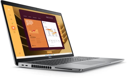 Dell Latitude 5550 (Version 2024) - Intel Core Ultra 7 - 165U / up to 4.9 GHz - vPro Enterprise - Win 11 Pro - Intel Graphics - 32 GB RAM - 512 GB SSD NVMe, TLC - 15.6" IPS 1920 x 1080 (Full HD) - Gigabit Ethernet - Wi-Fi 6E - grey - kbd: UK - BTS - with 1 Year Basic Onsite — view 4