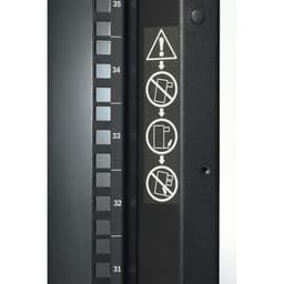 SX RACK 42U WITHOUT DOORS BLACK 1991