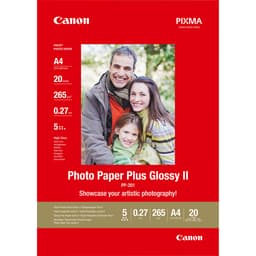Canon Photo Paper Plus II PP-201 - Glossy photo paper - A4 (210 x 297 mm) - 260 g/m2 - 20 sheet(s)