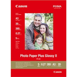 Canon Photo Paper Plus II PP-201 - Glossy photo paper - A3 (297 x 420 mm) - 20 sheet(s)