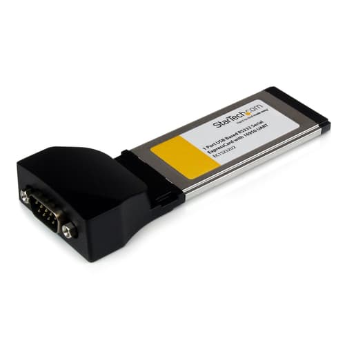 StarTech.com 1 Port ExpressCard to RS232 DB9 Serial Adapter Card w/ 16950 - USB Based (EC1S232U2) - Serial adapter - ExpressCard - RS-232