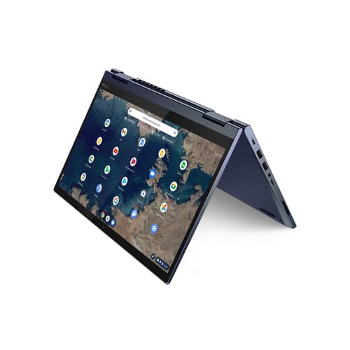 Lenovo ThinkPad C13 Yoga Gen 1 Chromebook 20UX - Flip design - AMD Athlon Gold - 3150C / up to 3.3 GHz - Chrome OS - Radeon Graphics - 4 GB RAM - 64 GB eMMC - 13.3" IPS touchscreen 1920 x 1080 (Full HD) - Wi-Fi 6 - abyss blue - kbd: UK