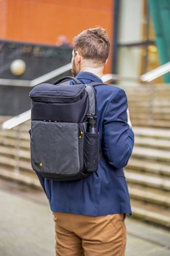 techair - Notebook carrying backpack - 14" - 15.6" - black — view 21