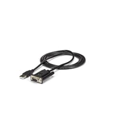 StarTech.com USB to Serial RS232 Adapter - DB9 Serial DCE Adapter Cable with FTDI - Null Modem - USB 1.1 / 2.0 - Bus-Powered (ICUSB232FTN) - Serial adapter - USB 2.0 - RS-232 - black