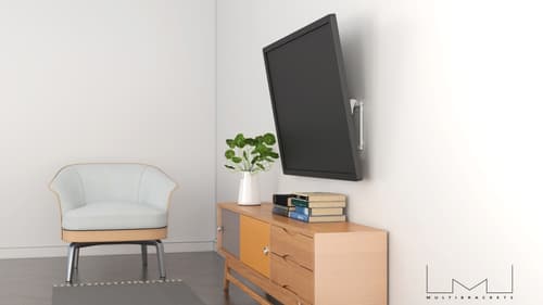 *Non Cancellable/Non Returnable (NCNR)* UNIVERSAL TILT MOUNT WHITE LARGE — view 6
