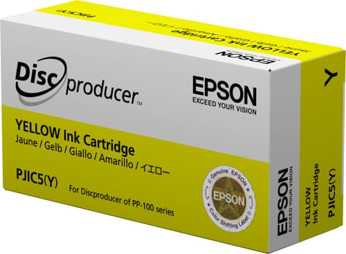 Epson Discproducer Ink Cartridge, Yellow (MOQ=10), Epson Ink Cartridges, Ink Cartridges