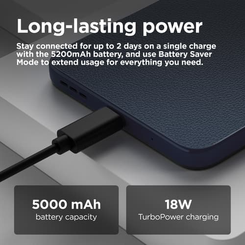 EOL MOTOROLA E15 64GB DENIM BLUE — view 11