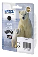 Epson 26XL - 12.2 ml - XL - black - original - ink cartridge - for Expression Premium XP-510, 520, 600, 605, 610, 615, 620, 625, 700, 710, 720, 800, 810, 820 thumbnail 2