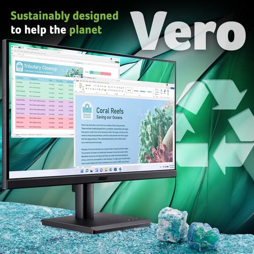 Acer Vero V227Q J0bi - V7 Series - LED monitor - Full HD (1080p) - 22" — view 3