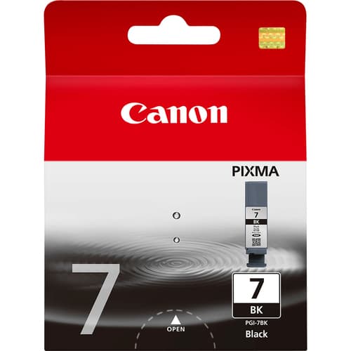 Canon PGI-7 BK - 2444B001 - 1 x Black - Ink tank - For PIXMA iX7000,MX7600