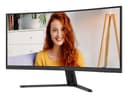 AOC Basic-line CU34B3E - B3 Series - LED monitor - curved - 34" - 3440 x 1440 WQHD @ 120 Hz - VA - 300 cd/m� - 3500:1 - HDR10 - 1 ms - HDMI, DisplayPort - black thumbnail 7