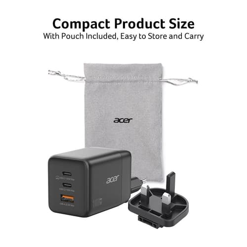 ACER GAN CHARGER  2X USB-C 1X USB-A — view 4