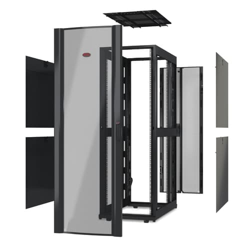 SX RACK 42U WITHOUT DOORS BLACK 1991