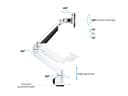 *Non Cancellable/Non Returnable (NCNR)* GAS LIFT ARM SINGLE WHITE thumbnail 7