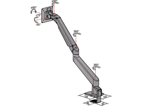*Non Cancellable/Non Returnable (NCNR)* GAS LIFT ARM SINGLE WHITE — view 30