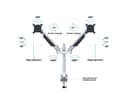 *Non Cancellable/Non Returnable (NCNR)* GAS LIFT ARM DUAL SILVER thumbnail 8