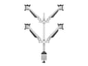 *Non Cancellable/Non Returnable (NCNR)* GAS LIFT ARM QUAD WHITE thumbnail 4