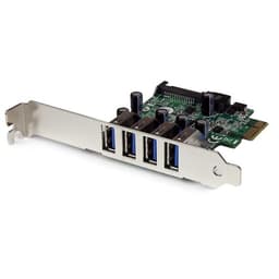 StarTech.com 4-Port PCI Express SuperSpeed USB 3.0 Controller Card with UASP - USB 3.0 Expansion Card with SATA Power (PEXUSB3S4V) - USB adapter - PCIe - USB 3.0 x 4 - for P/N: BNDTB10GI, BNDTB210GSFP, BNDTB410GSFP, BNDTB4M2E1, BNDTBUSB3142, HBS304A24A