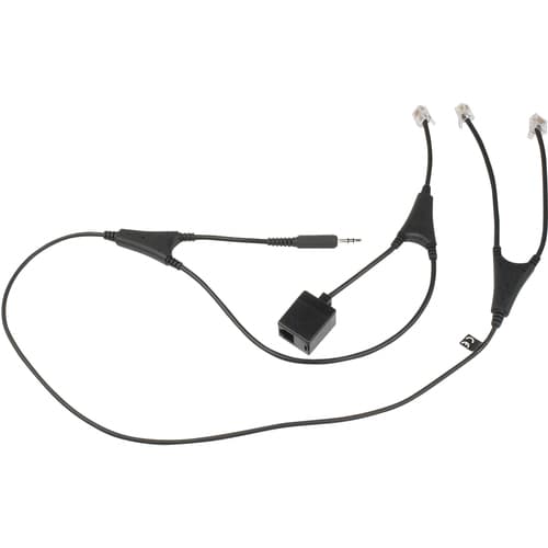 Jabra Alcatel-Lucent EHS Adapter - Headset adapter - for Jabra GN 9120, GN9120, GN9330e, GN9350, GN9350e, GO 6430, 6470 — view 1