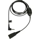 Jabra - Headset cable - Quick Disconnect male to mini-phone stereo 3.5 mm male - for Alcatel 8 Series IPTouch 4038, 4068 thumbnail 1