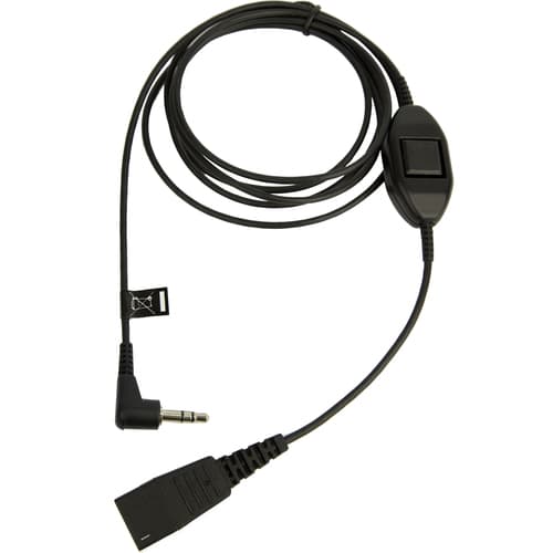 Jabra - Headset cable - Quick Disconnect male to mini-phone stereo 3.5 mm male - for Alcatel 8 Series IPTouch 4038, 4068