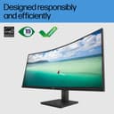 HP P34hc G4 - P-Series - LED monitor - curved - 34" - 3440 x 1440 WQHD @ 60 Hz - VA - 250 cd/m� - 3500:1 - 5 ms - HDMI, DisplayPort, USB-C - speakers - black thumbnail 22