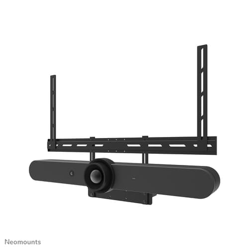 Neomounts AV60-500BL - Mounting kit (mount bracket, laptop shelf) - for video bar / laptop - universal - black - screen size: 43"-110" - VESA-mountable — view 14