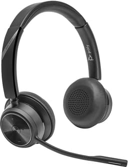 Poly Savi 7420 OFFICE - Savi 7400 series - headset - on-ear - DECT / Bluetooth - wireless - black