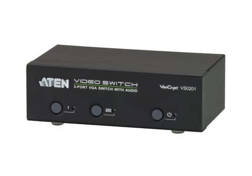 ATEN VanCryst VS0201 - Video/audio switch - 2 x VGA / audio - desktop