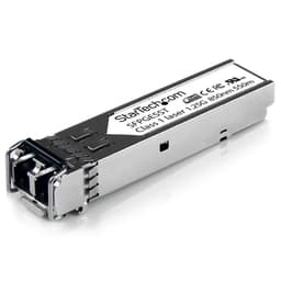 StarTech.com Cisco SFP-GE-S Compatible SFP Module, 1000BASE-SX, 1GbE Multimode Fiber MMF Optic Transceiver, 1GE Gigabit Ethernet SFP, LC 550m, 850nm, DDM, Cisco IE3400, IE3300, IE3200 - Lifetime Warranty (SFPGESST) - SFP (mini-GBIC) transceiver module - 1GbE - 1000Base-SX - LC multi-mode - up to 550 m - 850 nm - for P/N: ET91000LCOAM, ET91000SFP2, ET91000SFP2C, IES101002SFP, MCM1110SFP, PEX1000SFP2