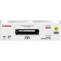 Canon 731 Y - 6269B002 - 1 x Yellow - Toner Cartridge - For iSENSYS LBP7100Cn,LBP7110Cw,MF8230Cn,MF8280Cw