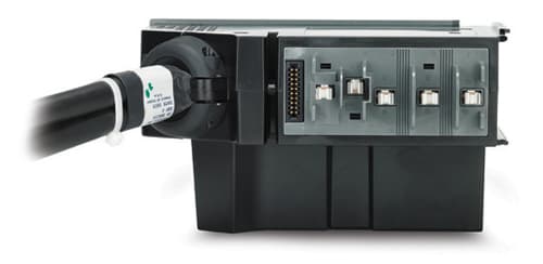 APC Power Distribution Module - Automatic circuit breaker (plug-in module) - AC 400 V - 3-phase - output connectors: 3 - for P/N: SY16K48H-PDNB, SY32K48H-PDNB, SY48K48H-PDNB, SY64K96H-NB, SY96K160H-NB, SY96K96H-NB — view 3