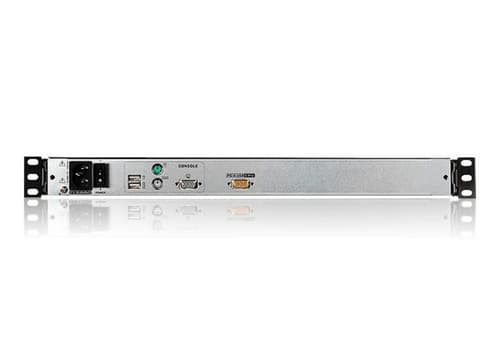 ATEN Slideaway CL5800N - KVM console with KVM switch - 19" - rack-mountable - 1280 x 1024 @ 75 Hz - VGA — view 3
