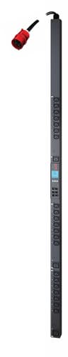 Rack PDU 2G, Metered by Outlet with Switching, ZeroU, 11.0kW, 230V, (18) C13 & (6) C19 — view 1