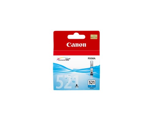 Canon CLI-521 C - 2934B001 - 1 x Cyan - Ink tank - For PIXMA iP3600,iP4700,MP540,MP550,MP560,MP620,MP630,MP640,MP980,MP990,MX860,MX870