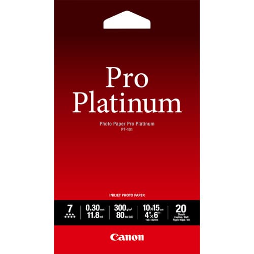 Canon Photo Paper Pro Platinum - Photo paper - 100 x 150 mm - 300 g/m2 - 20 sheet(s)