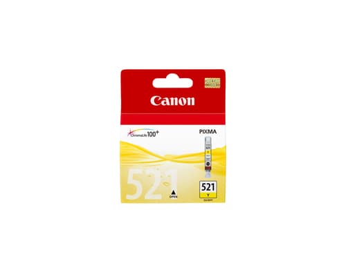 Canon CLI-521 Y - 2936B001 - 1 x Yellow - Ink tank - For PIXMA iP3600,iP4700,MP540,MP550,MP560,MP620,MP630,MP640,MP980,MP990,MX860,MX870