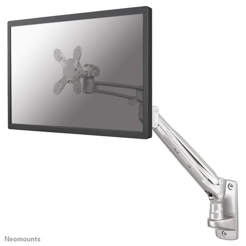 Neomounts FPMA-W940 - Bracket - full-motion - for LCD display - silver - screen size: 10"-30" - wall-mountable