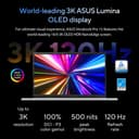 ASUS VivoBook Pro 15 OLED N6506CU-MA031W - Intel Core Ultra 9 - 285H / up to 5.4 GHz - Win 11 Home - GeForce RTX 4050 - 16 GB RAM - 1 TB SSD NVMe - 15.6" OLED 2880 x 1620 (3K) @ 120 Hz - Gigabit Ethernet - Wi-Fi 6E, Bluetooth - earl grey, black (keyboard) thumbnail 22