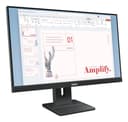 Lenovo ThinkVision E24-40 - LED monitor - 23.8" - 1920 x 1080 Full HD (1080p) @ 100 Hz - IPS - 250 cd/m� - 1300:1 - 4 ms - HDMI, VGA, DisplayPort - speakers - raven black thumbnail 3