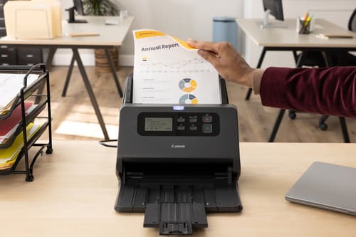 Canon imageFORMULA DR-M260 - Document scanner - CMOS / CIS - Duplex - 216 x 5588 mm - 600 dpi x 600 dpi - up to 60 ppm (mono) / up to 60 ppm (colour) - ADF (80 sheets) - up to 7500 scans per day - USB 3.1 Gen 1 — view 7