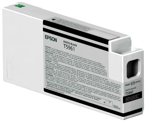 Epson Ink Cartridges, Ultrachrome HDR, T596100, Singlepack, 1 x 350.0 ml Photo Black