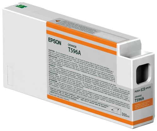 Epson Ink Cartridges, Ultrachrome HDR, T596A00, Singlepack, 1 x 350.0 ml Orange