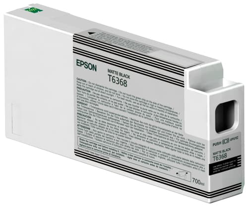Epson Ink Cartridges, Ultrachrome HDR, T636800, Singlepack, 1 x 700.0 ml Matte Black