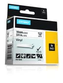 18445 DYMO TAPE BLACK ON WHITE 19MM thumbnail 3