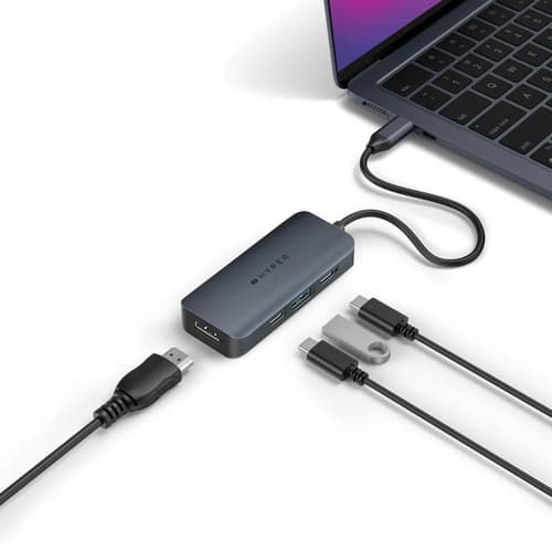 HyperDrive Next - Docking station - USB-C 3.2 Gen 2 / Thunderbolt 3 / Thunderbolt 4 - HDMI — view 3